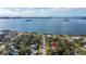 Aerial view showcasing home and surrounding neighborhood at 1030 Charles St, Clearwater, FL 33755