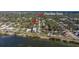 Aerial view showing home location near Pinellas Trail at 1030 Charles St, Clearwater, FL 33755