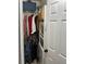 Well-organized closet with shelves and hanging rods at 1030 Charles St, Clearwater, FL 33755