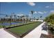 Well-maintained bocce ball court with benches nearby at 11822 Starbright Path, Venice, FL 34293