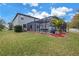 Two-story home with a large backyard, screened pool, and lush landscaping at 12405 Crestridge Loop, New Port Richey, FL 34655