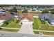 Aerial view of house and surrounding neighborhood at 14638 Strathglass Dr, Hudson, FL 34667