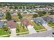 Aerial view of house and surrounding neighborhood at 14638 Strathglass Dr, Hudson, FL 34667