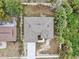 Top-down view of a single-Gathering house at 15958 Adobe Dr, Hudson, FL 34667