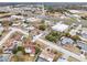 Aerial view of a house in a residential area at 15958 Adobe Dr, Hudson, FL 34667