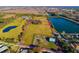 Aerial view of the property highlighting its size and location at 18029 Lake Reflections Blvd, Lutz, FL 33558