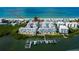 Beachfront community with private boat docks and lush landscaping at 19915 Gulf Blvd # 303, Indian Shores, FL 33785