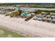 Beachfront homes and a wide sandy beach with ocean view at 19915 Gulf Blvd # 303, Indian Shores, FL 33785