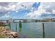 Stunning view of a bridge over calm water, with a cloudy sky overhead at 2750 E Bay Dr # 1E, Largo, FL 33771