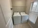 Convenient laundry room with washer and dryer included at 28489 Tranquil Lake Cir, Wesley Chapel, FL 33543