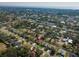 Aerial view showcasing home and neighborhood proximity to the ocean at 2930 49Th S Ter, St Petersburg, FL 33712