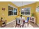 Bright breakfast nook with a table and chairs, offering a sunny space for meals at 2930 49Th S Ter, St Petersburg, FL 33712