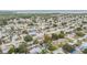 Aerial view of residential neighborhood near waterfront at 3303 Bainbridge Dr, Holiday, FL 34691