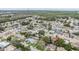 Wide aerial view of neighborhood with water access at 3303 Bainbridge Dr, Holiday, FL 34691