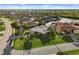 Aerial view of a canal front home in a residential neighborhood at 3560 Tripoli Blvd, Punta Gorda, FL 33950