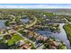 Wide aerial view of waterfront community with many homes at 3560 Tripoli Blvd, Punta Gorda, FL 33950