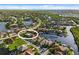 Aerial view showcasing a single Gathering home and its surroundings at 3560 Tripoli Blvd, Punta Gorda, FL 33950