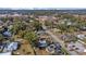 Aerial view showing a home's location within a residential neighborhood at 37620 Howard Ave, Dade City, FL 33525