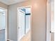 Bathroom with a blue-painted tub surround and tile floors at 4020 Concord Way, Plant City, FL 33566