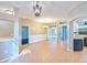 Spacious dining room with tile floors and access to patio at 4020 Concord Way, Plant City, FL 33566