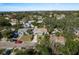 Wide aerial view of the home and surrounding area at 436 Norfolk St, Dunedin, FL 34698