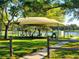 Outdoor fitness area under shade structure at 4498 Lake Blvd, Clearwater, FL 33762