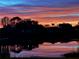 Stunning sunset reflected on the lake at 4498 Lake Blvd, Clearwater, FL 33762