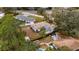 Aerial view of the home and neighborhood, showcasing location and landscape at 4646 W Longfellow Ave, Tampa, FL 33629