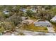 Aerial view of property showcasing its location and landscape at 4646 W Longfellow Ave, Tampa, FL 33629