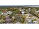 Wide aerial view of the neighborhood, highlighting the property's location at 4646 W Longfellow Ave, Tampa, FL 33629