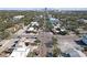 Aerial view of a street with businesses and vacant lots at 600 30Th N St, St Petersburg, FL 33713