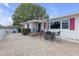 Brick patio with table and chairs near entry at 600 30Th N St, St Petersburg, FL 33713