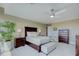 Bright bedroom with a king-size bed and lots of light at 7600 Sun Island S Dr # 804, South Pasadena, FL 33707