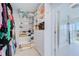 Large walk-in closet with ample shelving and drawers at 7600 Sun Island S Dr # 804, South Pasadena, FL 33707