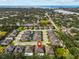 Wide aerial showcasing home's location and surrounding area at 821 Forest Glen Ct, Palm Harbor, FL 34683