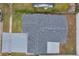 Housetop view, showing gray roof and driveway at 9100 52Nd N Way, Pinellas Park, FL 33782