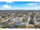 Aerial view of a home in a residential neighborhood at 9100 52Nd N Way, Pinellas Park, FL 33782