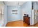 Simple dining area with hardwood floors and light walls at 9551 Jaybird Ln, Land O Lakes, FL 34638