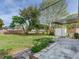 Large backyard with patio and storage shed at 10463 118Th Ave, Largo, FL 33773