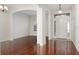 Hardwood floor dining room, view of entry at 10721 Rockledge View Dr, Riverview, FL 33579