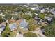 Aerial showing home's location in a residential neighborhood at 111 W Ida St, Tampa, FL 33603