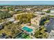 Aerial view of community pool and building at 11485 Oakhurst Dr # 1100-312, Largo, FL 33774