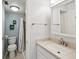 Clean bathroom with shower and vanity at 11485 Oakhurst Dr # 1100-312, Largo, FL 33774