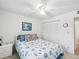 Bedroom with double bed and built-in closet at 11485 Oakhurst Dr # 1100-312, Largo, FL 33774