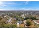 High-angle view of the house and surrounding neighborhood at 1753 Lucas Dr, Clearwater, FL 33759