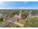 Aerial view of the house and surrounding area at 1753 Lucas Dr, Clearwater, FL 33759