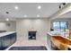 Modern kitchen with stainless steel appliances and a farmhouse sink at 1753 Lucas Dr, Clearwater, FL 33759