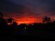 Dramatic sunset colors over neighborhood at 2234 Preservation Green Ct, Sun City Center, FL 33573