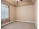 Spacious bedroom with neutral wall colors and carpeted floors at 2262 Sagebloom Ter, North Port, FL 34286