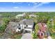 Modern home with metal roof, aerial view at 2623 S Parkview St, Tampa, FL 33629